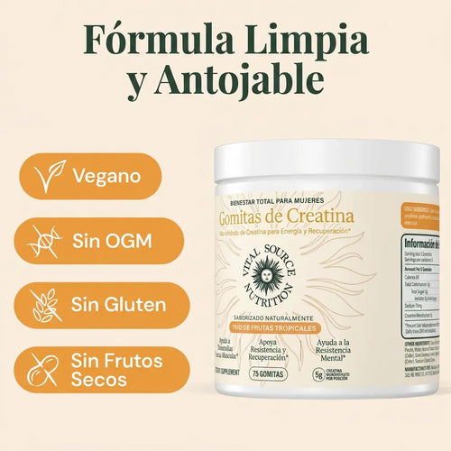 GOMITAS DE CREATINA + ENVÍO GRATIS